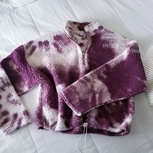 🌿Tie Dye Sweater ◇ Pullover Sweatshirt ◇ 3/4 Zip